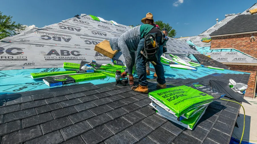 Installing Asphalt Shingle Roofing on Draper home